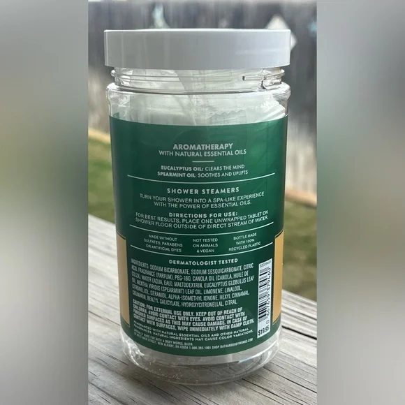 Bath & Body Works Eucalyptus Spearmint Shower Steamers BBW New In Box - Picture 2 of 2